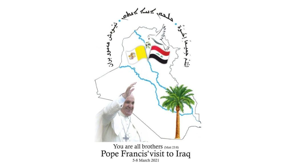 Programa y logo del viaje del Papa a Irak