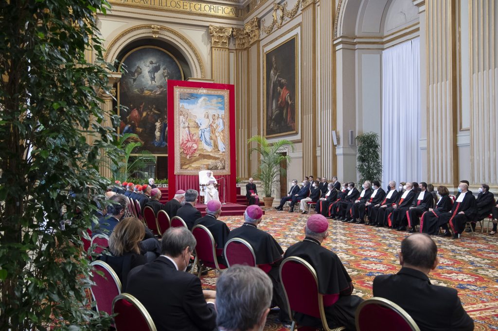 Año Judicial del Tribunal del Estado Vaticano: Discurso del Papa