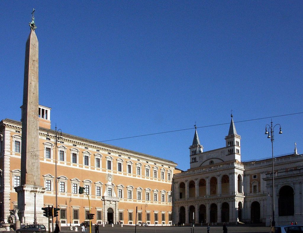 Pope Asks Cultural Enhancement Lateran Palace