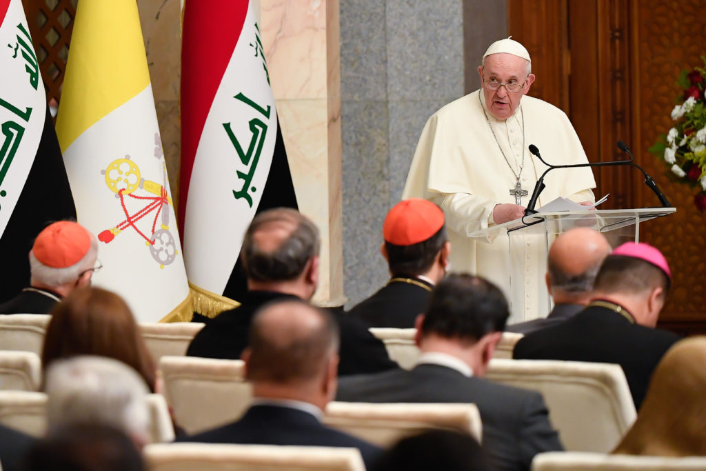 Pope in Iraq Urges Patient and Honest Dialogue