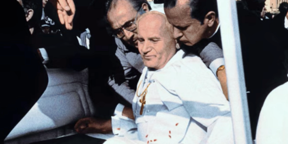 Pope John Paul II after the attack