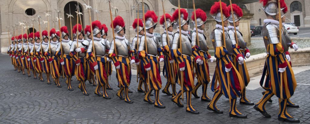 Pope Receives New Swiss Guard Recruits