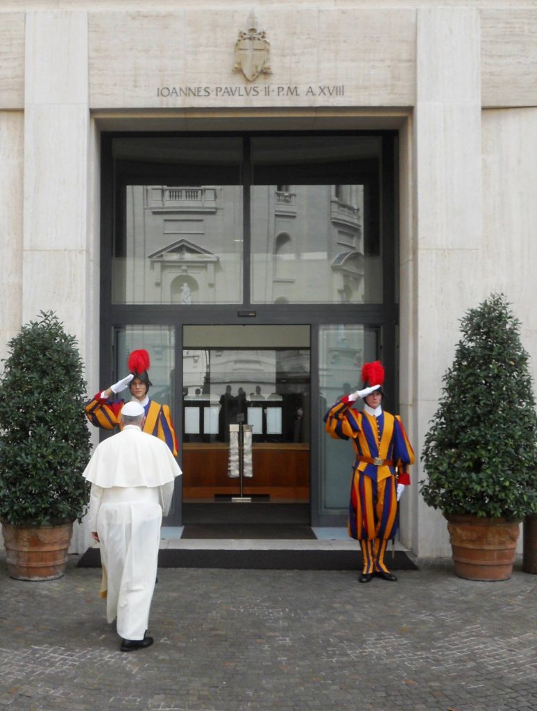 I cardinali riflettono con il Papa Francesco