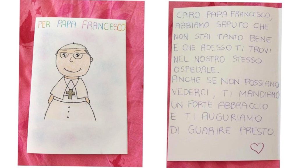 Children of Gemelli Hospital Write to Pope