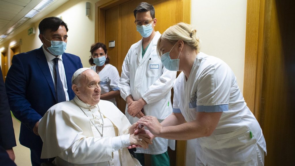 A Thanks to Gemelli Hospital — From the Pope