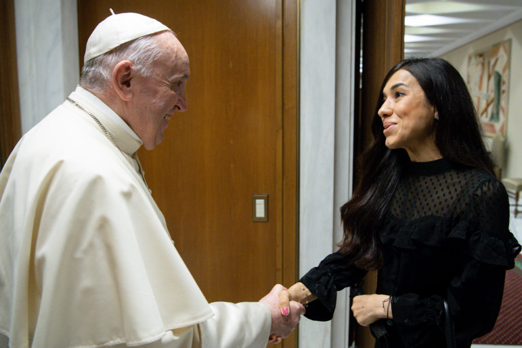 Pope Receives Nobel Laureate Nadia Murad