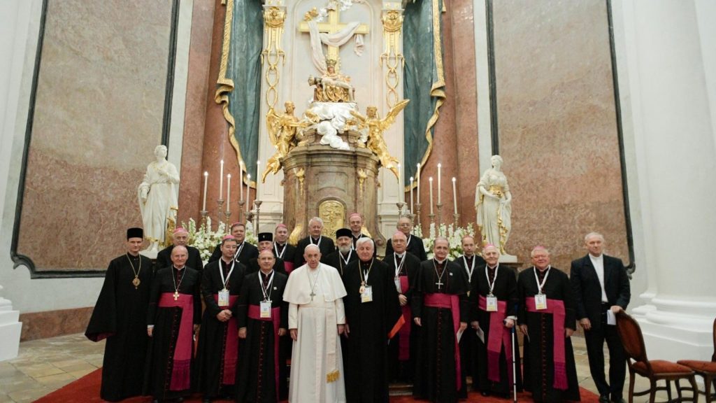 Eslovaquia: Oración con el Papa desde basílica de los Siete Dolores