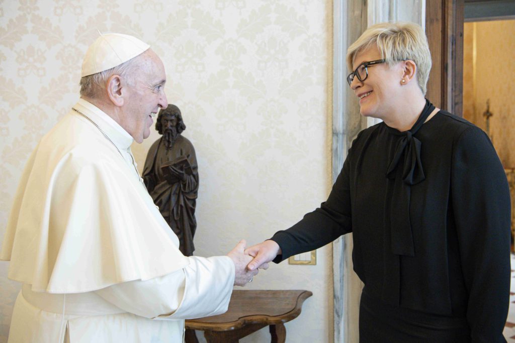 Pope Greet Prime Minister of Republic of Lithuania