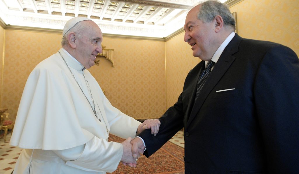 Armenia: El Papa recibe al presidente de la República