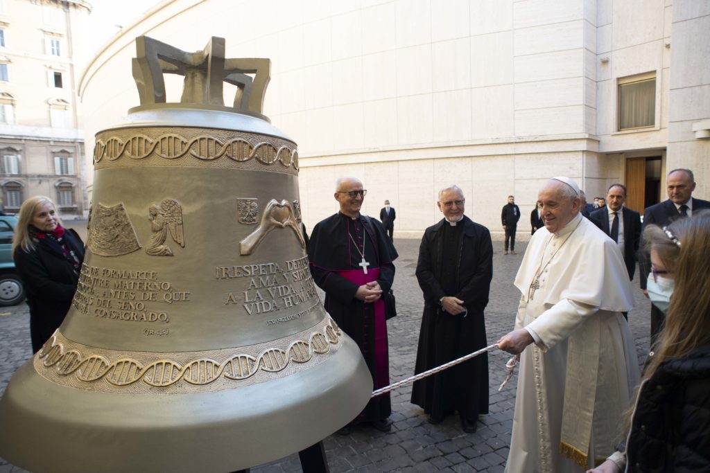 Pope Blesses Bells of ‘The Voice of the Unborn’