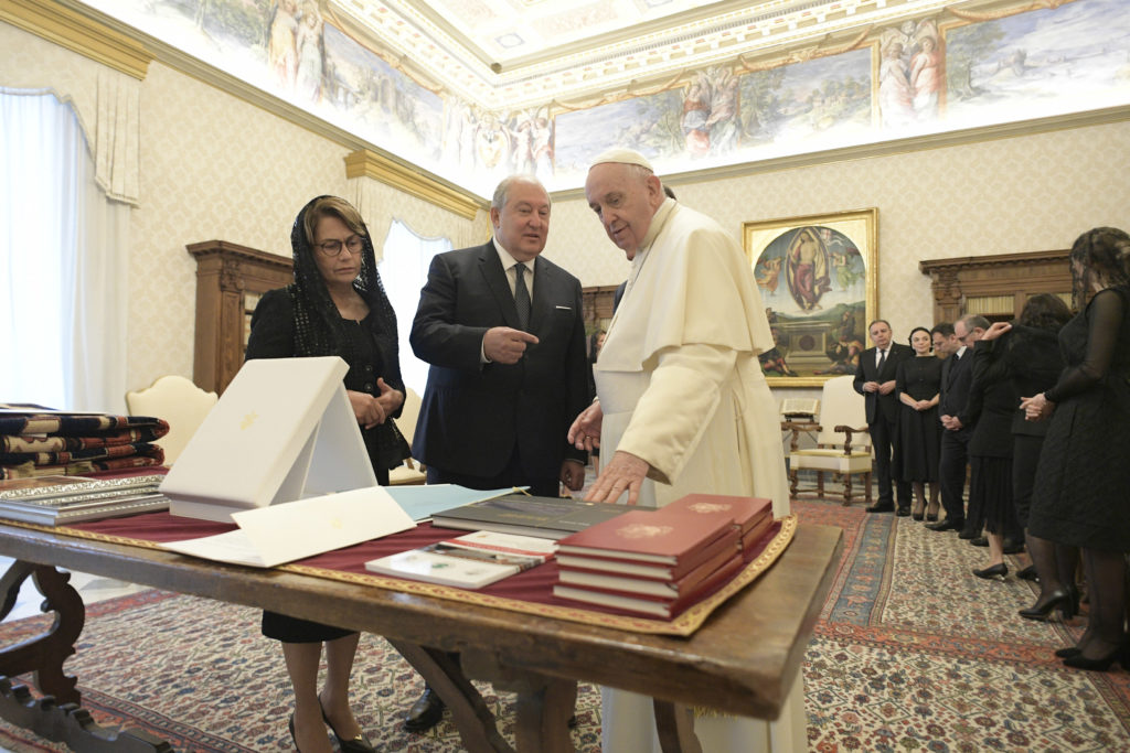 Pope Francis Receives President of Armenia