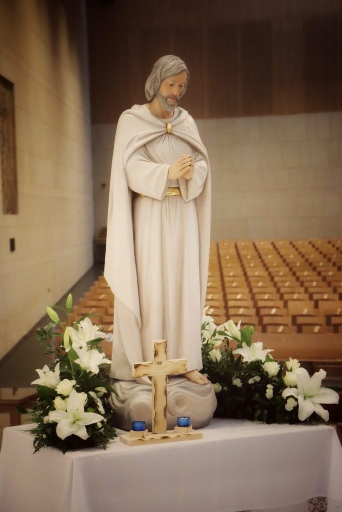 Blessing Saint Joseph Statue at Knock Shrine