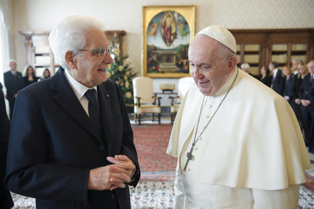 Italia: El Papa se reúne con el presidente de la República