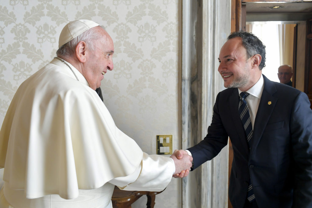 Pope Receives Head of Government of Principality of Andorra