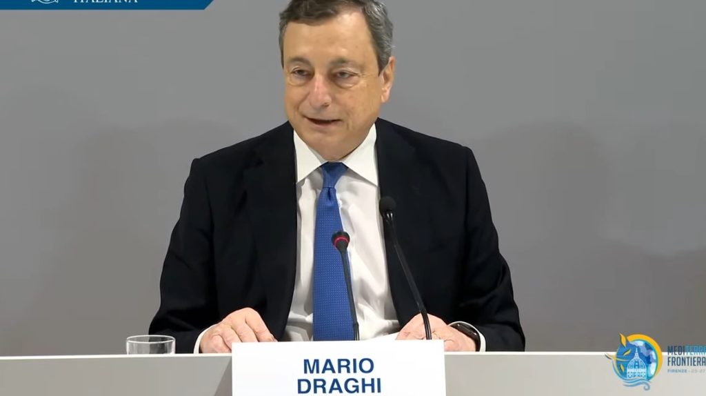 Draghi: “Il Mediterraneo può diventare un mare di opportunità”