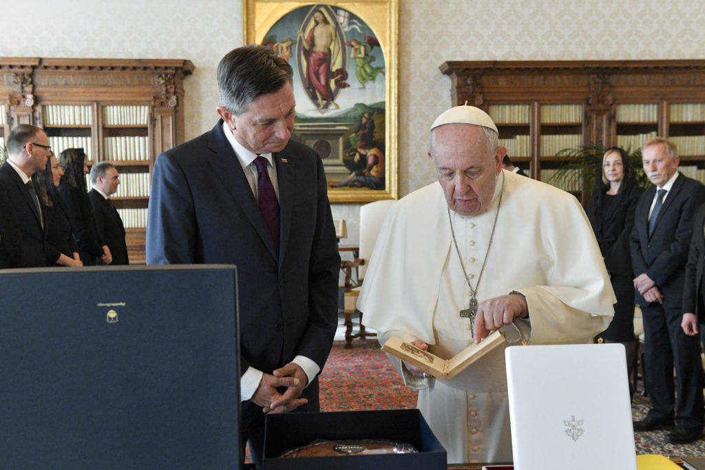 Eslovenia: El Papa recibe al presidente de la República