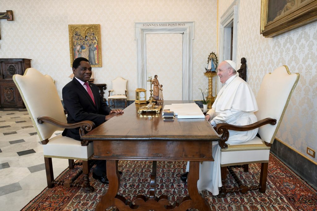 Zambia: El presidente y el Papa hablan sobre COVID y vacunas