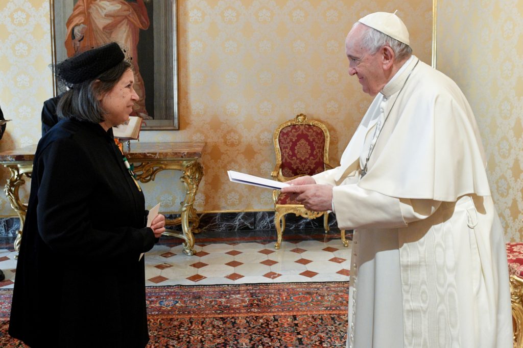 Ambassadress of Greece Presents Letters of Credence