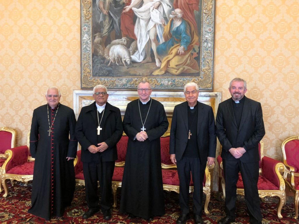 La presidencia del CELAM se reúne con el cardenal Parolin