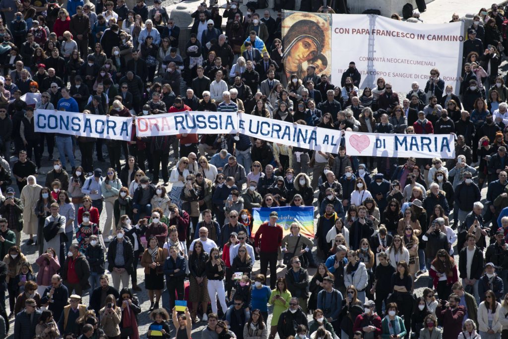 Il Papa consacra Russia e Ucraina al Cuore Immacolato di Maria