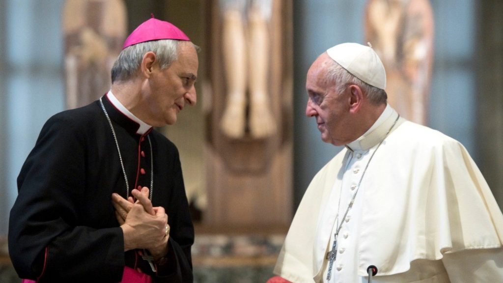 Cardinal Zuppi visiting Moscow