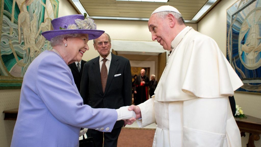 Pope Francis: Deeply saddened to learn of the death of Her Majesty Queen Elizabeth II