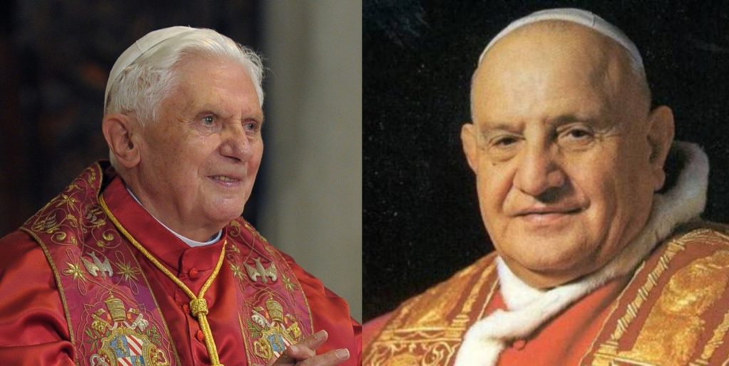 Juan XXIII y Benedicto XVI, algunas confluencias