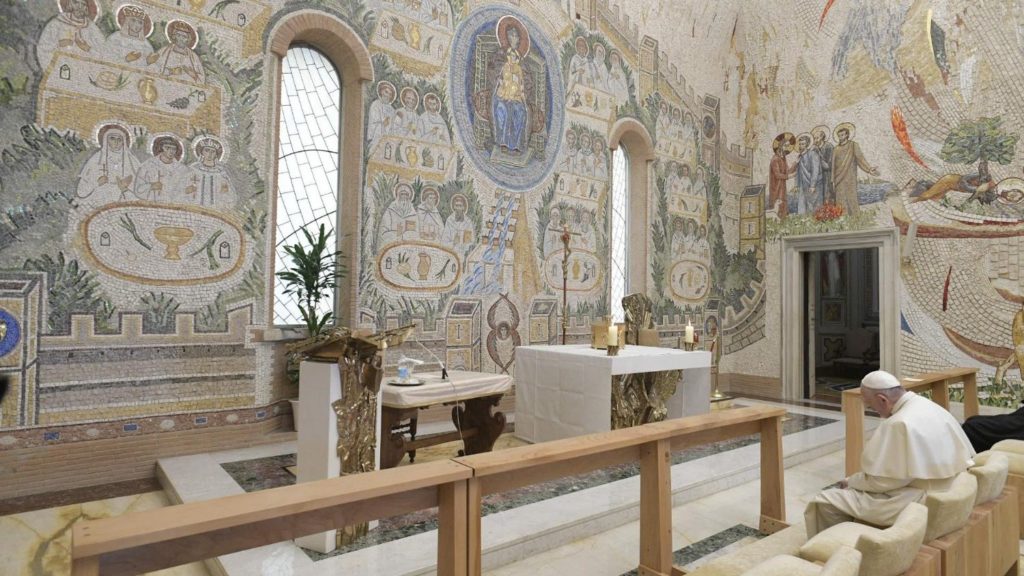 El Papa y la Curia Romana realizan los Ejercicios Espirituales de Cuaresma 2023