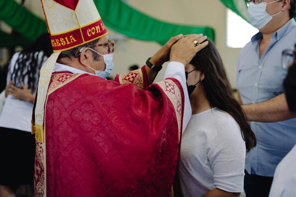 Confirmation: The Holy Spirit comes from heaven and joins you