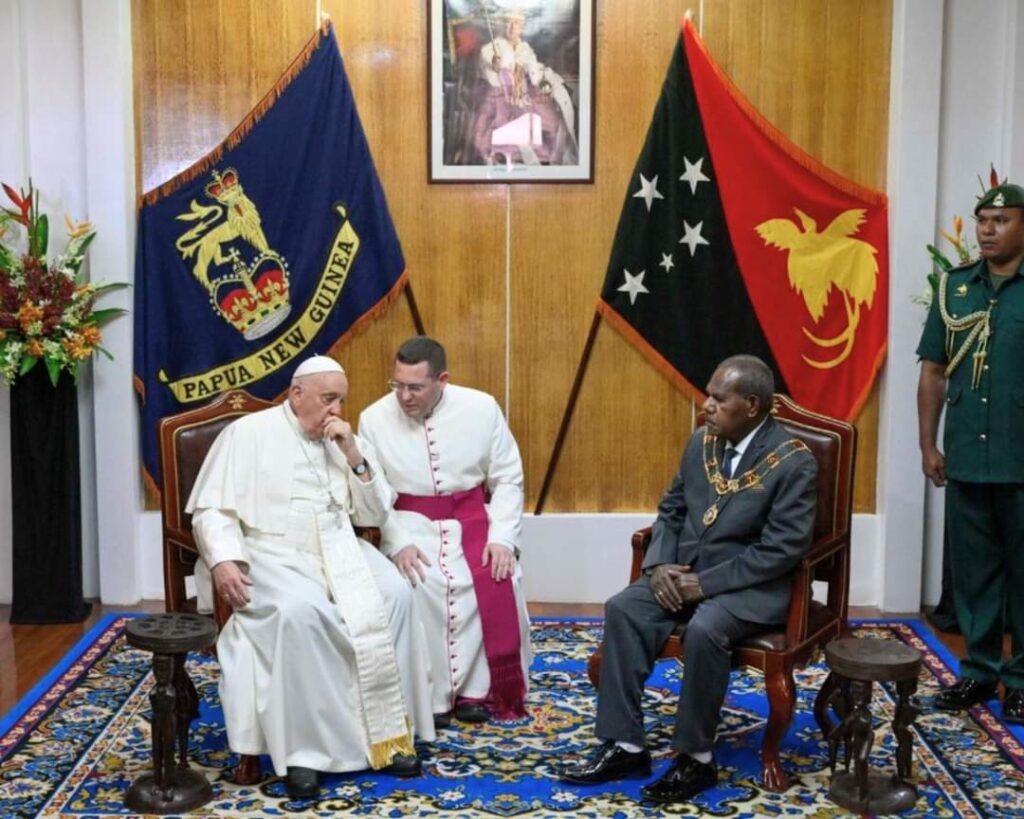 Pope Francis calls for unity in Papua New Guinea