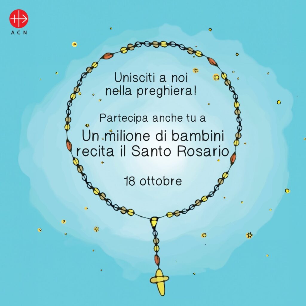 Un milione di bambini pregano il Rosario