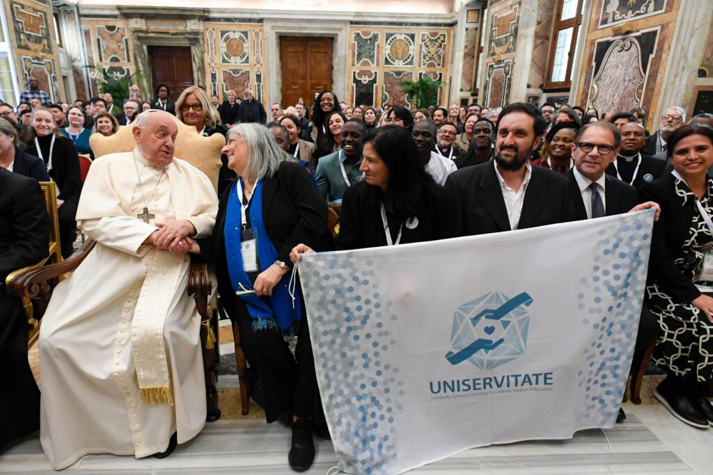 Pope Francis: “Uniservitate responds in a consistent way to the intentions of the Global Compact on Education”