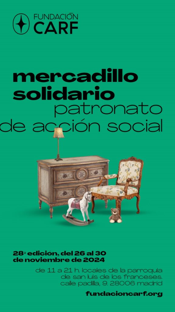 Partecipa al Mercatino di Solidarietà della Fondazione CARF!