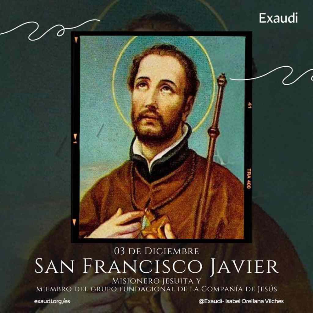 San Francisco Javier, 3 de diciembre