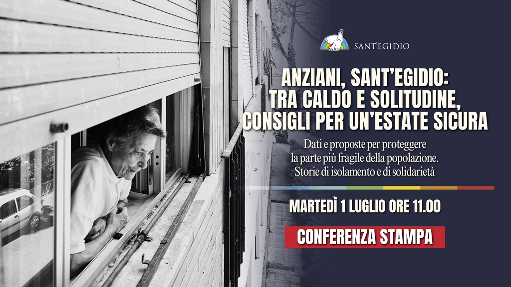 Sant’Egidio : “Tra caldo e solitudine”