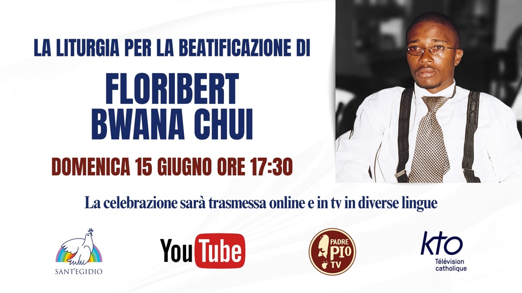 Domenica 15 giugno a Roma: Beatificazione di Floribert Bwana Chui