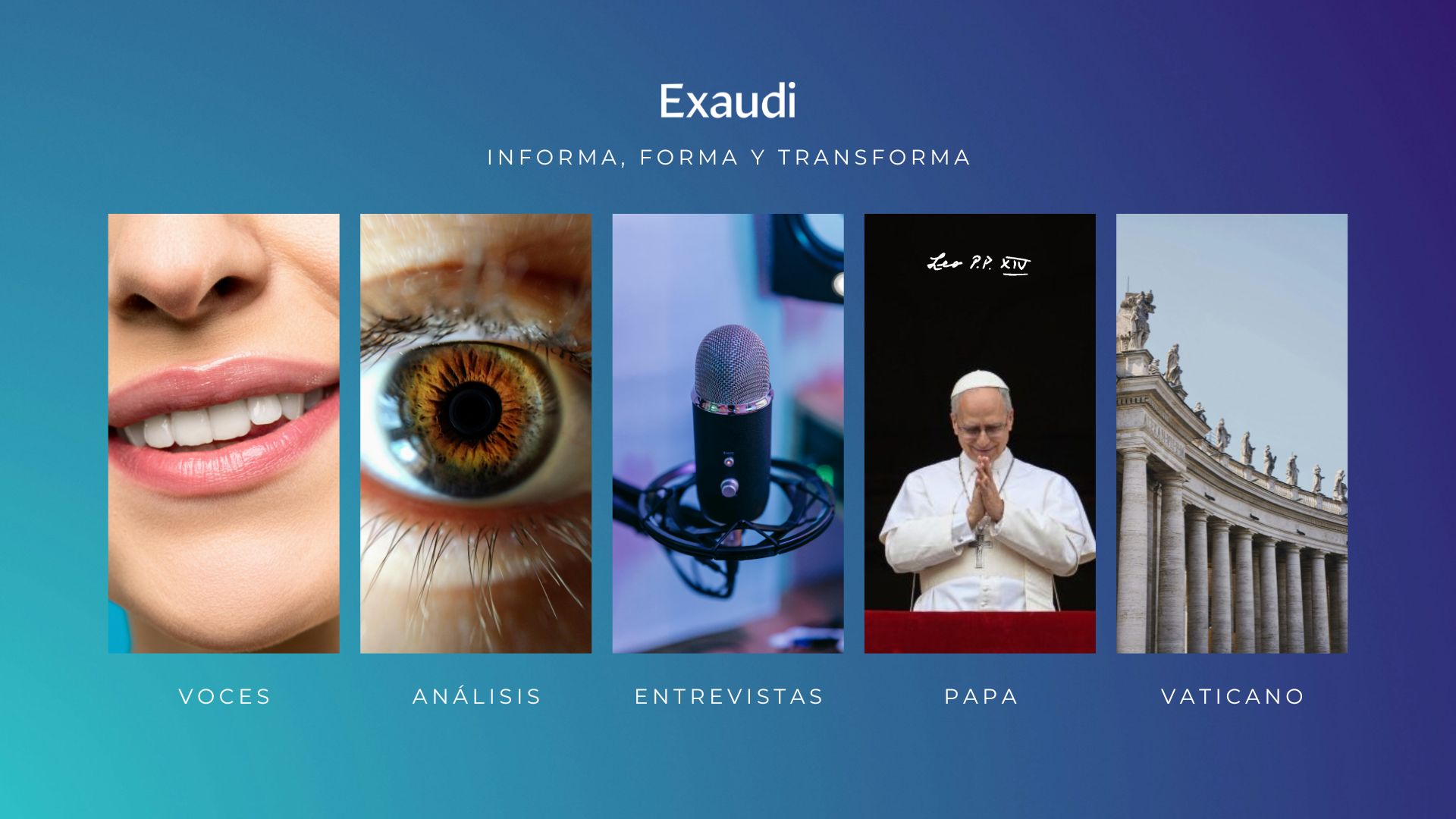 Exaudi: Soulful News in Spanish, English, and Italian - Exaudi