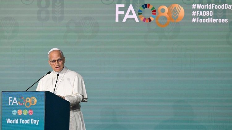 Pope Leo XIV urges the eradication of hunger and denounces its use as a weapon of war