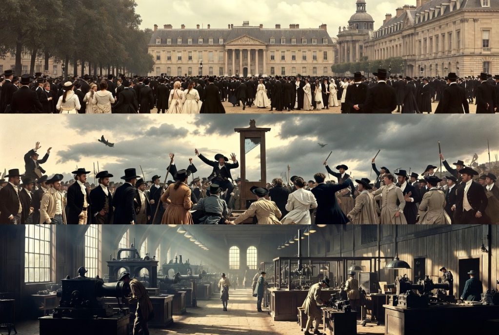The Three Revolutions: Glorious, French, and Industrial