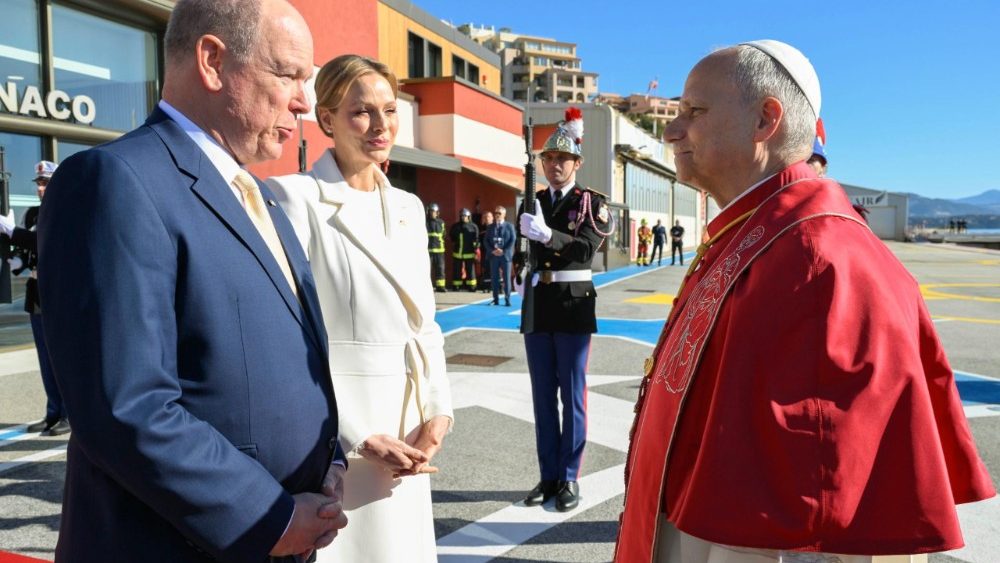 El Papa León XIV inicia su primer viaje apostólico de 2026 al Principado de Mónaco