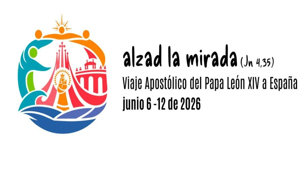 logo y lema de la visita de León XIV a España: “Alzad la mirada”