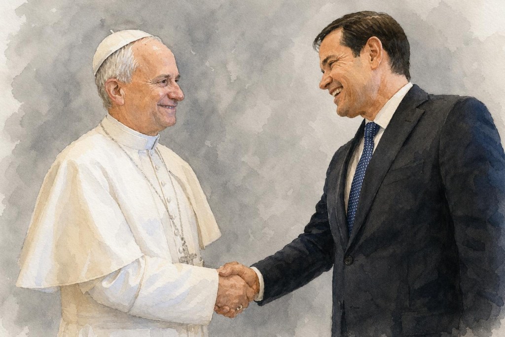 El Olivo y el Balón: El plan de Marco Rubio para «amansar» las tensiones entre Trump y el Vaticano