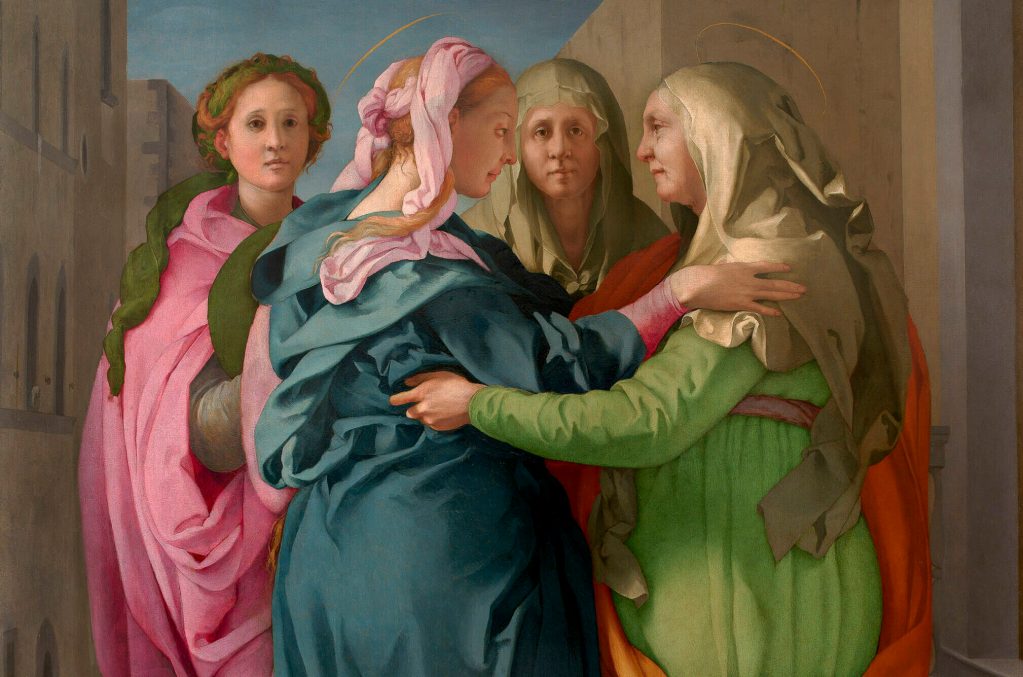 El abrazo que sostiene al mundo: el misterio de la Visitación de Pontormo