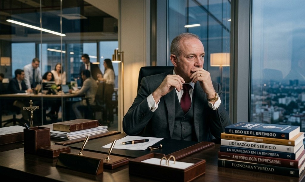 El jefe en el espejo: El arte de vaciar el despacho para llenar la empresa