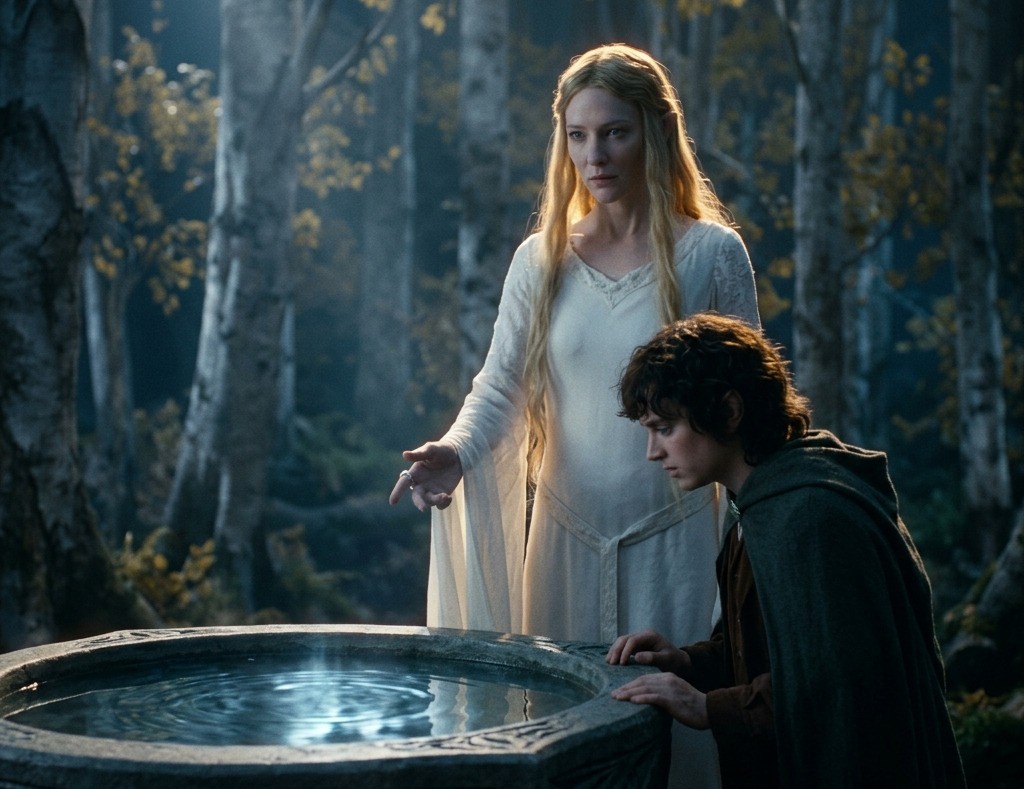 El espejo de la dama Galadriel